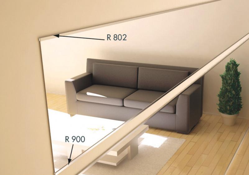 Profil R802 - 2,95m - Laiton brossé (support AS)