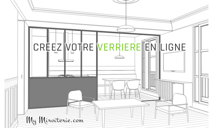 Vente en ligne de verre et miroirs sur mesure